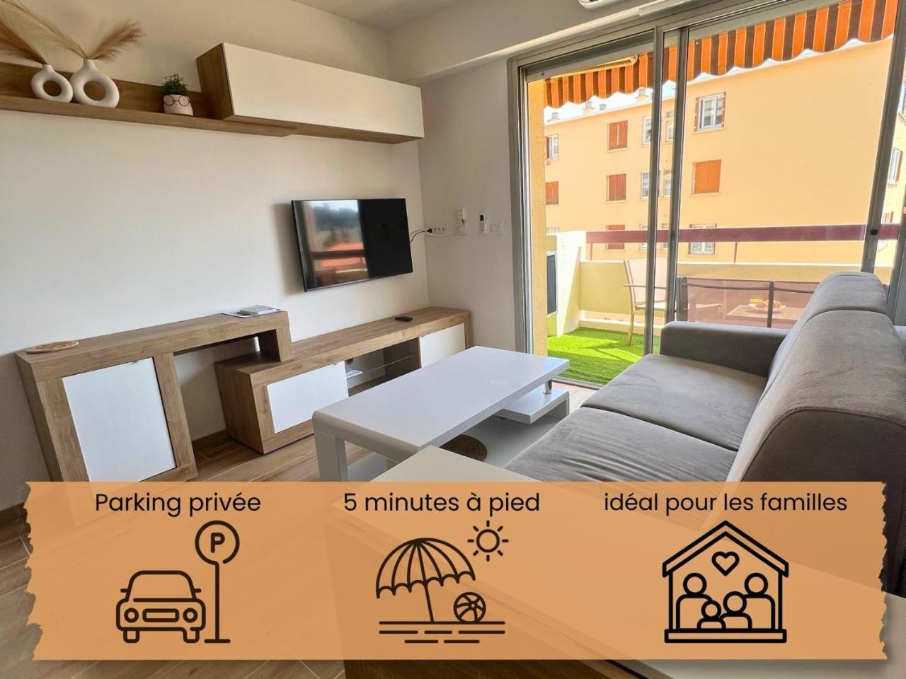 Studio Kialeo Pres De La Plage Avec Parking Roquebrune-Cap-Martin Buitenkant foto